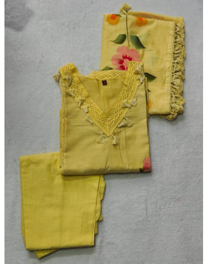 MalChanderi Cotton (Yellow)