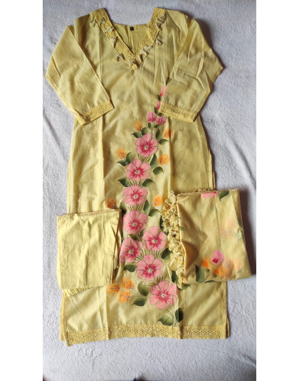 MalChanderi Cotton (Yellow)